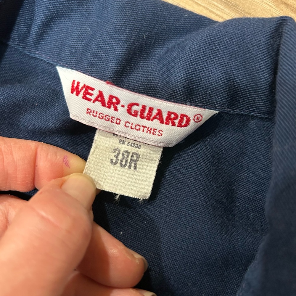 Men's Classic Navy Work Coverall - Picture 3 of 10